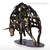 Iron Braided Cattle Metal Sculpture Figurine (2)