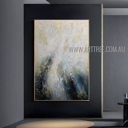 Colorific Maculas Abstract Artist Handmade Heavy Texture Contemporary Art Painting For Room Moulding