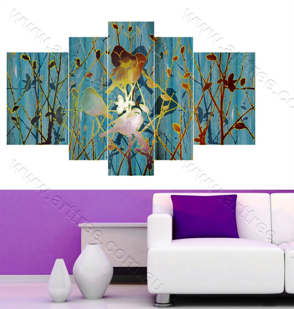 Abstract Bird Canvas Print