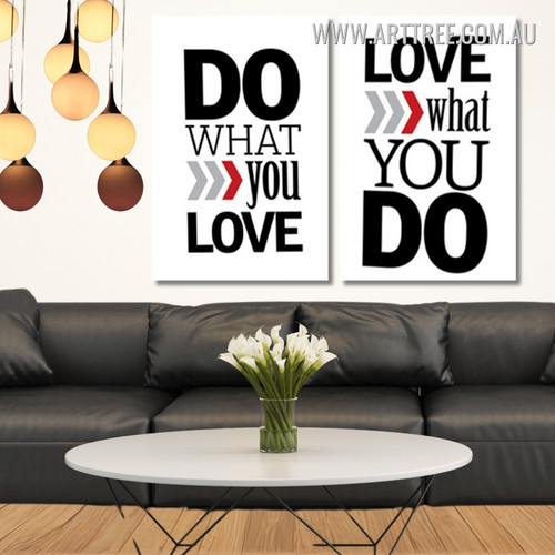 Do What Framed 2 Piece Wall Art Set - arttree.com.au