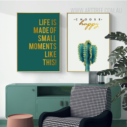 Choose Happy Cactus - arttree.com.au