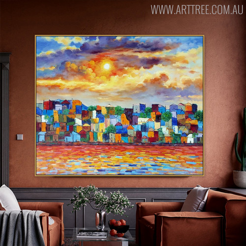 Colorful Town - arttree.com.au