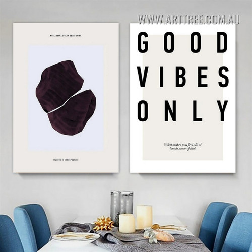 Wall Art Print, Good vibes only #2