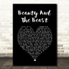 Stevie Nicks Beauty And The Beast Black Heart Song Lyric Quote Print