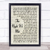 Lord Huron The Night We Met Vintage Script Song Lyric Quote Print