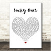 Tom Grennan Lucky Ones White Heart Song Lyric Print