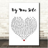 Calvin Harris Ft. Tom Grennan By Your Side White Heart Song Lyric Print