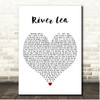 Adele River Lea White Heart Song Lyric Print