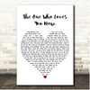 Agnetha Fältskog The One Who Loves You Now White Heart Song Lyric Print