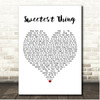 Allman Brown Sweetest Thing White Heart Song Lyric Print