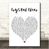 Hayley Williams Crystal Clear White Heart Song Lyric Print