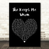 Mary Lambert She Keeps Me Warm Black Heart Song Lyric Quote Print