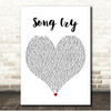 JAY-Z Song Cry White Heart Song Lyric Print