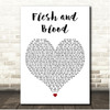 Jimmy Barnes Flesh And Blood White Heart Song Lyric Print