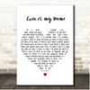 Jimmy McBride Erin is my home White Heart Song Lyric Print