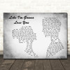 Jasmine Thompson Like I'm Gonna Lose You Grey Landscape Man & Lady Song Lyric Print