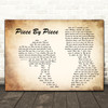 Kelly Clarkson Piece By Piece Landscape Man & Lady Song Lyric Print