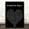 Kingston Town UB40 Black Heart Quote Song Lyric Print