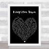 Kingston Town UB40 Black Heart Quote Song Lyric Print