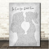 Brett Young In Case You Didn't Know Grey Lesbian Plain Couple Song Lyric Print