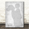 Gerry And The Pacemakers You'll Never Walk Alone Mother & Child Grey Song Lyric Print