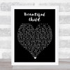 Beautiful Child Fleetwood Mac Black Heart Quote Song Lyric Print