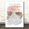 Jimmy Buffett Come Monday Beach Sunset Birds Memorial Song Lyric Print