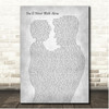 Gerry And The Pacemakers You'll Never Walk Alone Father & Child Grey Song Lyric Print