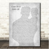 Mo Pitney Come Do A Little Life Father & Baby Grey Song Lyric Print