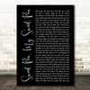 Paul Weller Sweet Pea, My Sweet Pea Black Script Song Lyric Quote Print