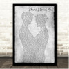 Savage Garden I Knew I Loved You Grey Black Border Gay Men Song Lyric Print