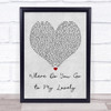 Peter Sarstedt Where Do You Go to My Lovely Grey Heart Song Lyric Quote Print