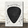 Gang of Youths the angel of 8th ave. Guitar Pick Plectrum Song Lyric Print