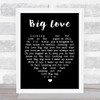 Big Love Fleetwood Mac Black Heart Quote Song Lyric Print