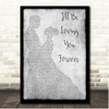 New Kids On The Block I'll Be Loving You Forever Grey Couple Dancing Song Lyric Print