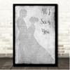 Shane Smith & the Saints All I See is You Grey Couple Dancing Song Lyric Print
