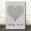 Kameron Marlowe Steady Heart Grey Heart Song Lyric Print