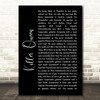 Queen Killer Queen Black Script Song Lyric Quote Print