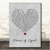 Pieces of April Pieces of April Grey Heart Song Lyric Print