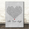 Rita Coolidge All Time High Grey Heart Song Lyric Print