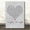 Rod Stewart Tonight's The Night Grey Heart Song Lyric Print