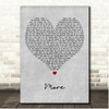 Sam Ryder More Grey Heart Song Lyric Print