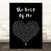 Richard Marx The Best Of Me Black Heart Song Lyric Quote Print