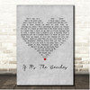 The Avett Brothers If Its The Beaches Grey Heart Song Lyric Print