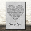 The Everly Brothers Ebony Eyes Grey Heart Song Lyric Print