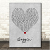 The Four Seasons Beggin Grey Heart Song Lyric Print