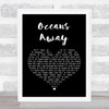 Roger Daltrey Oceans Away Black Heart Song Lyric Quote Print