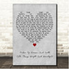 Cecil Frances Alexander Maker Of Heaven And Earth (All Things Bright And Beautiful) Grey Heart Song Lyric Print