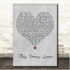 David Gray This Years Love Grey Heart Song Lyric Print