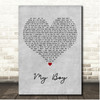 Elvie Shane My Boy Grey Heart Song Lyric Print